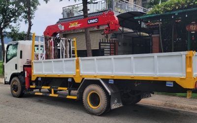 XE CẨU THÙNG 3.5  TẤN PHÚ GIÁO 